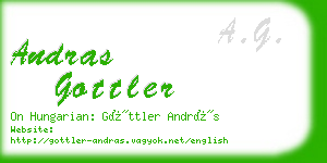 andras gottler business card